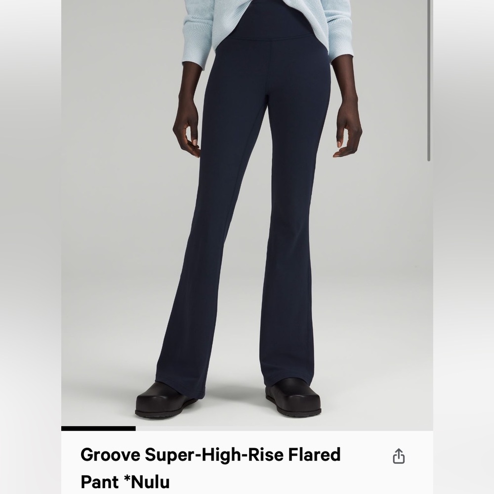 Lululemon groove high rise flare pant